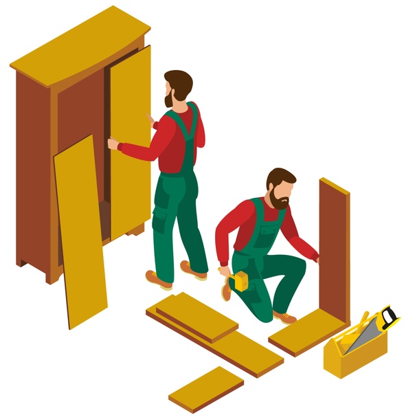 Разборка и сборка мебели